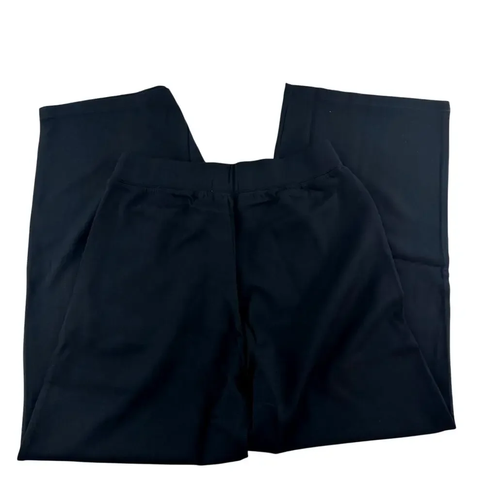 Softies Women's Black DreamTech Mock Neck with Pleated Pant Size L